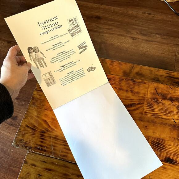 American Girl Julie Fashion Design Sketch Pad - Picture 2 of 10